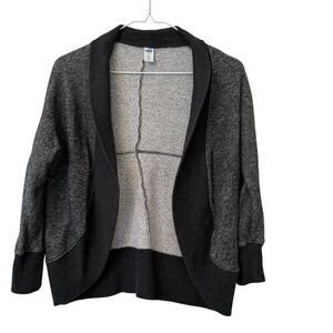 Old Navy Girls French Terry Open Front Dark Gray Cardigan Sweater Medium Size 8